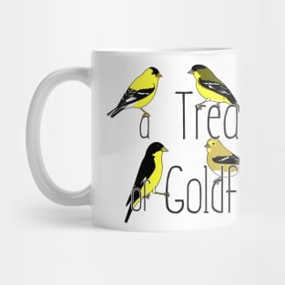 Collective Nouns - Goldfinches Mug